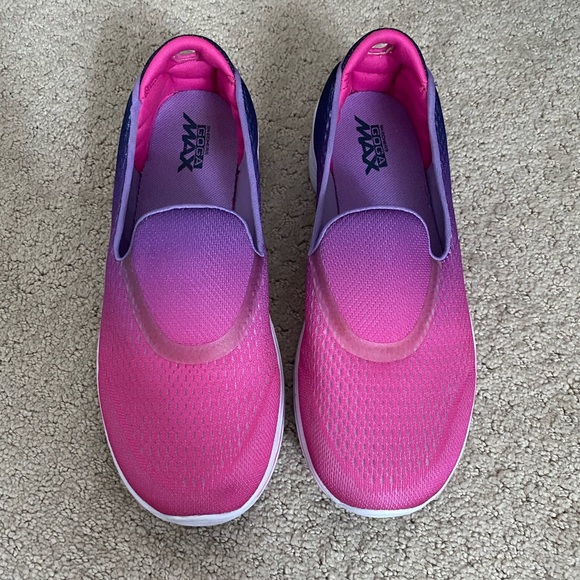 skechers goga max womens purple